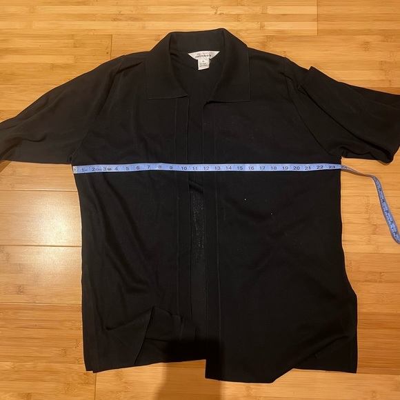 💖 3 for $20 ✅ Exclusively Misook Women's Collared Open Cardigan Sweater - Picture 8 of 8